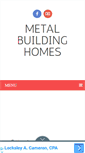 Mobile Screenshot of metalbuildinghomes.org