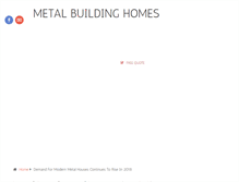Tablet Screenshot of metalbuildinghomes.org